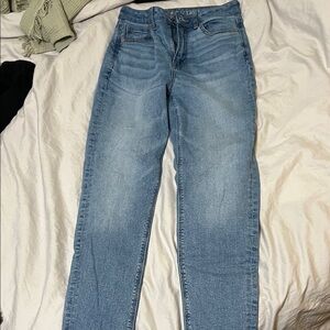 American Eagle Outfitters Light Wash Straight Leg Jeans